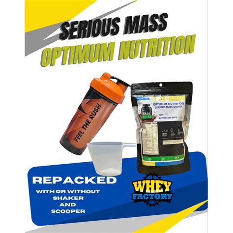 serious mass small pack|2LBS with or without Shaker + Freebies .